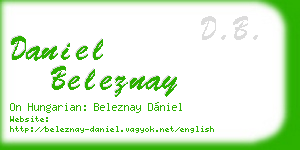 daniel beleznay business card